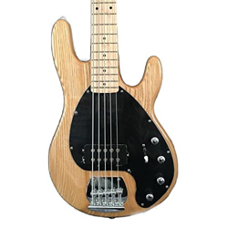 AURH skjos 5 Stringa Chitarra Elettrica Cromata Hardware per Chitarra Acustica Corde in Acciaio Corda Chitarra Chitarra Cordino Acciaio Acustico (Colo precio