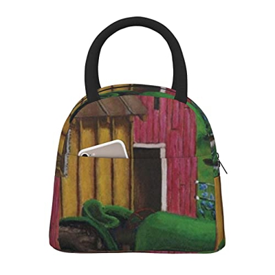 Borsa termica per il pranzo da donna, ampia apertura isolata, impermeabile, impermeabile, a prova di perdite, per uomini, ragazze, bambini, attività a