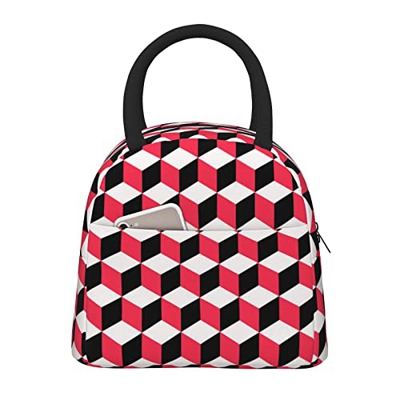 Borsa termica per il pranzo da donna, ampia apertura isolata, impermeabile, a prova di perdite, per uomini, ragazze, bambini, attività all'aperto, pic