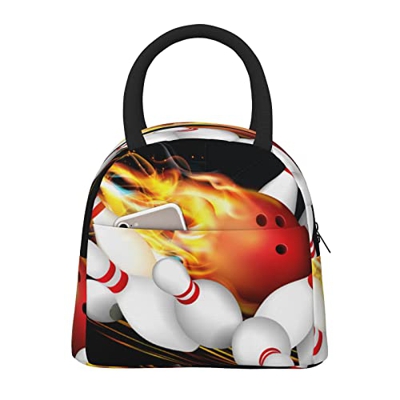 Borsa termica per il pranzo da donna, ampia aperta, isolata, impermeabile, a prova di perdite, per uomini, ragazze, bambini, attività all'aperto, picn
