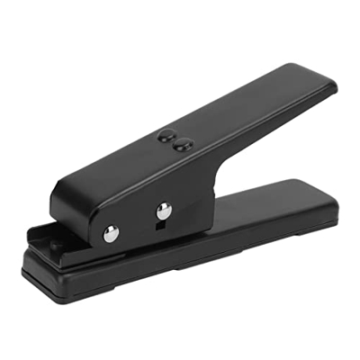 Plettro per chitarra Punch Cutter, Nero Facile da usare Plettro per chitarra Portatile per chitarrista per fai-da-te