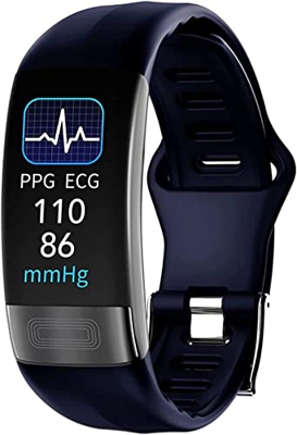 Smartwatch Ibrido da Uomo, Plus Orologio Intelligente da Donna Pressione sanguigna ECG + PPG Monitoraggio della Temperatura della frequenza cardiaca B