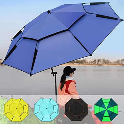 Ombrellone da spiaggia Ombrellone da pesca Ombrelloni parasole - Ombrellone parasole da esterno multifunzionale, per campeggio, spiagge, parchi, ombre