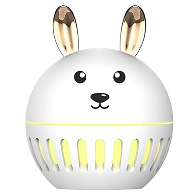 WETG Diffusore di Olio Essenziale di Coniglio Carino per Bambini, Diffusore di Aromaterapia USB 130Ml Umidificatore d'Aria Fredda per Camera da Letto
