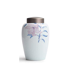 Cremation Urns Adult Ashes Children Pet Burial Urns at Home Commemorative Ceramic Strong Seal,#6 en oferta