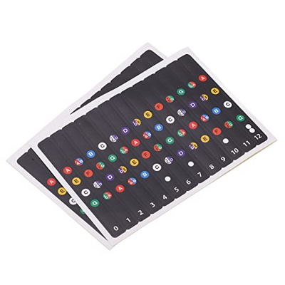 Adesivo in PVC a 2 colori per bilancia per ukulele