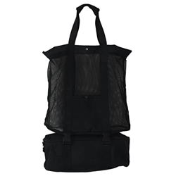 CUYUFIA Borsa da spiaggia in rete con dispositivo di raffreddamento staccabile da spiaggia, capacità max 34 l, 150 libbre ultra resistente per le donn precio