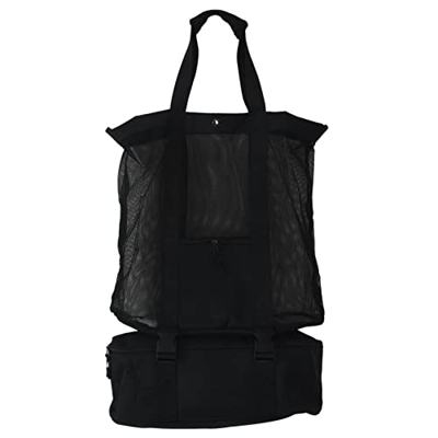 CUYUFIA Borsa da spiaggia in rete con dispositivo di raffreddamento staccabile da spiaggia, capacità max 34 l, 150 libbre ultra resistente per le donn