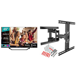 Hisense 65" QLED 4K 2021 65A78GQ, Quantum Dot Smart TV VIDAA 5.0, HDR Dolby Vision IPS Audio Dolby Atmos Controlli vocali Alexa/Google Assistant & Erg características