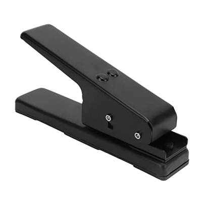 Strumento per la creazione di plettri per chitarra, funzionamento facile Punzone per plettro per chitarra nero Ampio utilizzo per il fai-da-te