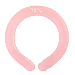 Tubo di Raffreddamento del Collo Wedable Raffreddamento Involucri per Le Mani in Riscaldamento Estivo Free Pack Cold Coolier - Pink precio