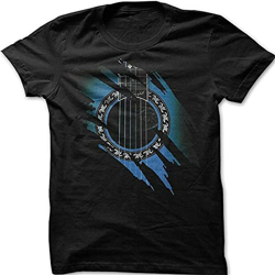 QSDF Acoustic Guitar Ovation takemine Martin Gibson Ibanez Gift t-Shirt en oferta