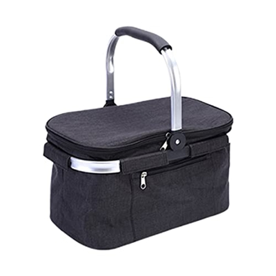 Valink Cestino pieghevole da picnic, borsa per il pranzo, portatile, pieghevole, per picnic, isolante, può essere utilizzato per il campeggio