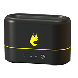 cakunmik Diffusore per umidificatore aromaterapico, Effetto di Fiamma 3D Creativo, con funzionalità Timer Atomizzatore di diffusore aromatico per Uffi precio
