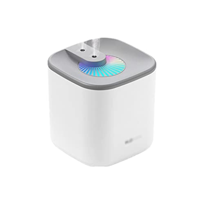 GFDFD Umidificatore d'Aria a Doppio ugello USB Diffusore diffusore aromatico con Colore PORTATO Light 3L Home. (Color : B, Size : As The Picture Shows