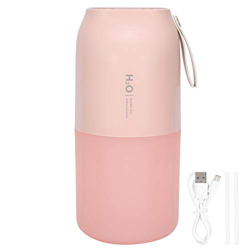 Diffusore umidificatore a doppio spruzzo con ricarica USB da 300 ml, atomizzazione nanometrica Umidificatore d'aria a 2 marce con luce notturna, prote características