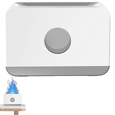xzhan Diffusore d'Aria - Diffusore di aromi umidificatore a Fiamma Multicolore - Diffusore di Olio Essenziale per la Decorazione dell'aromaterapia del