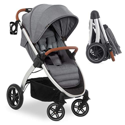 Hauck Passeggino Up Town - Passeggino Compatto fino a 25 kg, chiusura a 1 mano, manubrio regolabile, reclinabile - Passeggino Ultracompatto - Grigio características