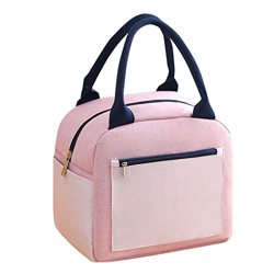 Set da Calcio Piccole al Sacco Riutilizzabile Isolato con Tasca Laterale a Prova di perdite Lunch Box con Manici Morbidi Imbottiti per Donne Uomini Ad precio