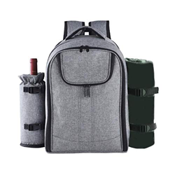 Borsa da Picnic Borsa Termica Portatile Multifunzionale for stoviglie (Color : with Pad) en oferta