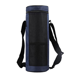 pulunto Borsa porta bottiglia d'acqua, portatile, ad alta capacità, isolata, con tracolla regolabile, per campeggio all'aperto (1,5 L) características