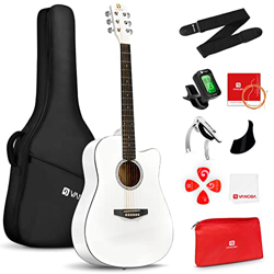 Vangoa 4/4 Chitarra Acustica Folk 41 pollici Cutaway 6 Corde Chitarre Acustiche per Adulto Principianti Intermedio con Capo professionista, Corde, Acc en oferta