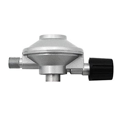 AMAM G 1/4"Regolatore di Campeggio Regolabile con Filettatura Sinistra for Piccola Bottiglia butano