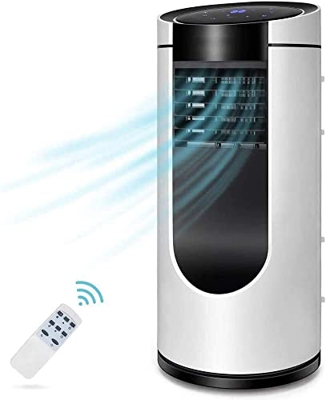 ARTREP Condizionatore d'Aria Portatile Fly 3 in 1 Raffreddatore d'Aria evaporativo Mobile for Personale d'Aria Silenzioso di Telecomando con Display a