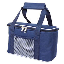 chiwanji Borsa da Pranzo Isolata Portatile di Grande capacità, Panno Oxford con Tasche, Borsa da Picnic Riutilizzabile a di Perdite, Blu Navy precio