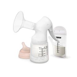 Suavinex, Set estrattore manuale di latte Materiale. Include: Biberon Anticolico Zero da 120 ml con tettarella di lusso adattabile + 3 sacchetti per l precio