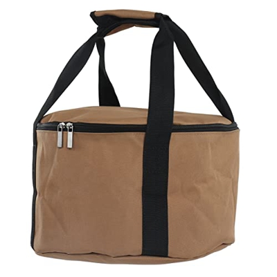 Borsa per fornelli da Campeggio Borsa per Organizer per Piatti da Campeggio Cinghie con Manico Morbido Tessuto Oxford 600D Cerniera Resistente e Imper