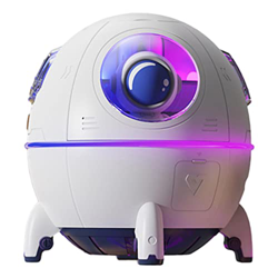 Xiaocao 2 PCS Piccolo Umidificatore - Umidificatori Portatili con Simpatica Forma Spaziale da Astronauta | Umidificatori con Luce Colorata per Atmosfe en oferta
