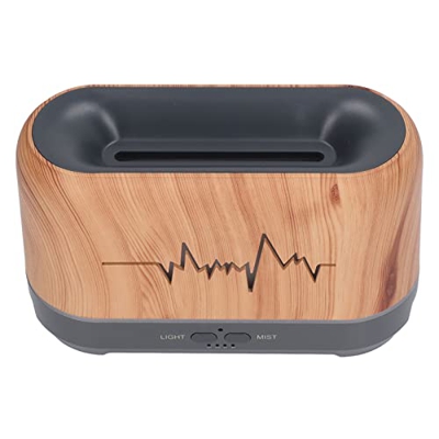 Diffusore di Fiamma, Umidificatore per diffusore di aromi di Fiamma a Vibrazione ad Alta velocità Umidificazione a Lunga Durata per Lo Studio a casa S