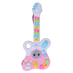 Chitarra musicale per bambini, giocattoli per strumenti musicali per bambini con modello educativo elettrico multifunzionale características