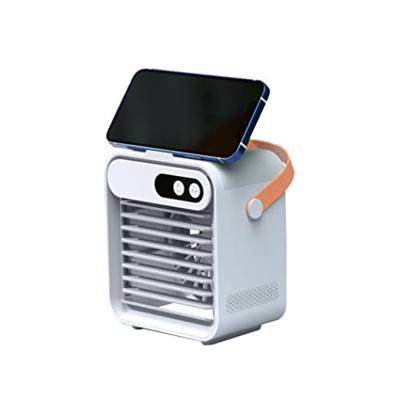 Liummrcy Condizionatore d'Aria Portatile, Mini refrigeratore di Aria Personale, Ventola di Raffreddamento per Aria condizionata Ricaricabile USB da 40
