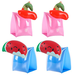 Bracciali Gonfiabili per Bambin 2 Paia Bracciale Galleggiante Galleggiante da Nuoto Cartoon Gonfiabile Bracciale Braccio Manica Gonfiabile di Sicurezz precio