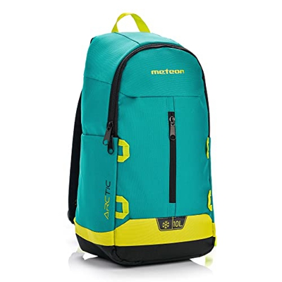 Zaino Termico per Pic nic Viaggio Campeggio Barbecue all'Aperto Eventi - Zaino Isoterma 10 L o 20 L per Alimenti Mantenere Pranzo Arctic (10 L, Yellow