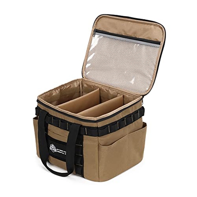 YIGEBAG Attrezzo da campeggio portatile per alimenti borsa grande capacità stoviglie multifunzione strumento borsa per bevande per picnic all'aperto