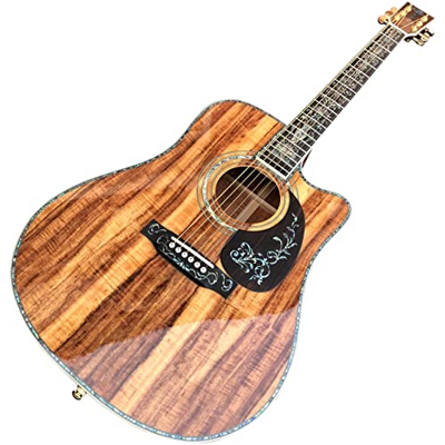 GaYouny Tappaway 41" Wood Wood Chitarra Acustica Ebano Fingerboard Madre Perla intarsi d Stile Guitarra Beatirce (Color : Guitar Fishman Case, Size : 