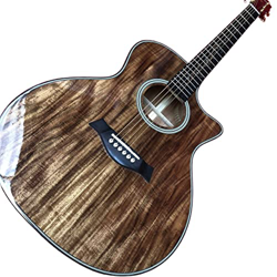 GaYouny Colore Naturale K24ce Wood Wood Chitarra Acustica, Fingerboard Ebano 41 Pollici chaylor k24 Chitarra elettrica Acustica Beatirce (Color : Guit precio