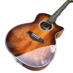 GaYouny 41 Pollici Wood Chaylor K24CE Chitarra Acustica, Tastiera in Palissandro, Cutaway Solido k24 Chitarra elettrica Acustica Beatirce (Color : Gui en oferta