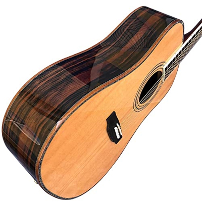 GaYouny Chitarra Acustica in Alto da 41 Pollici Top D Style, 12 Corde Ebano Body Cocobolo Body Guitarra Beatirce (Color : 12 Strings Guitar, Size : 41