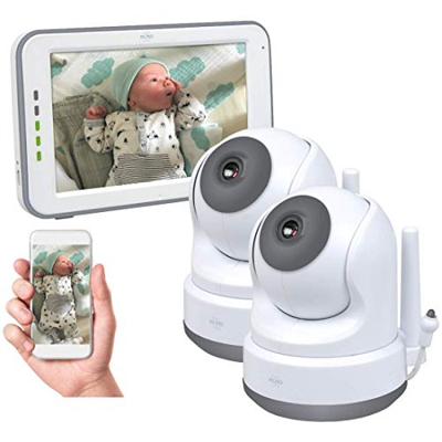 ELRO BC3000-2 Baby Monitor Royale Baby Monitor con monitor touchscreen da 5" HD e app con fotocamera aggiuntiva, 1 pezzo (1 confezione)