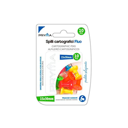 Spilli Cartografici Fluo 15X30Mm 10Pz Bl. en oferta