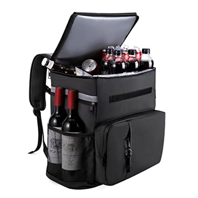 MATEPROX Zaino Termico Grande Borsa Frigo 40 Litri Isolante a Tenuta Stagna Borsa Frigo Alimenti Mantenere Caldo o Freddo Zaino per Campeggio, Picnic,
