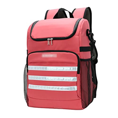 Borsa Termica da Donna Zaino Picnic Termico Consegna Cibo Pranzo Termico Ghiaccio Campeggio Frigorifero Isolamento Forniture (Color : Red, Size : Come