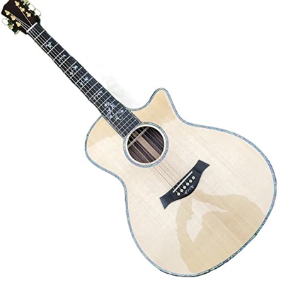 GaYouny Chitarra Acustica Chaylor 916 TY Solid Sprce Top 916ce Acoustic Guitar Ksg. Real 916C Polk Acoustic Trasporto Libero Beatirce (Color : Guitar 
