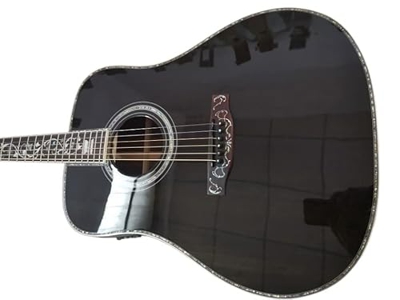 GaYouny Spedizione Gratuita Professionale Guitar Acoustic Guitar DreadNought Guitar Black Guitars Guitars Solid Fancy Acustic Electric Guitar Beatirce