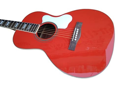 GaYouny Spedizione Gratuita Personalizza Guitar Professional Ooo. GUITARRO for Guitare di Colore Marroon Sold Body 6 String Guitar Acoustic Beatirce (