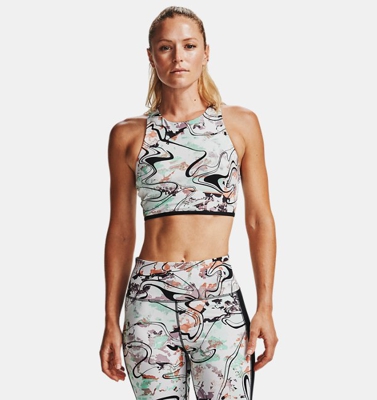 Reggiseno sportivo UA Breathelux Marble da donna